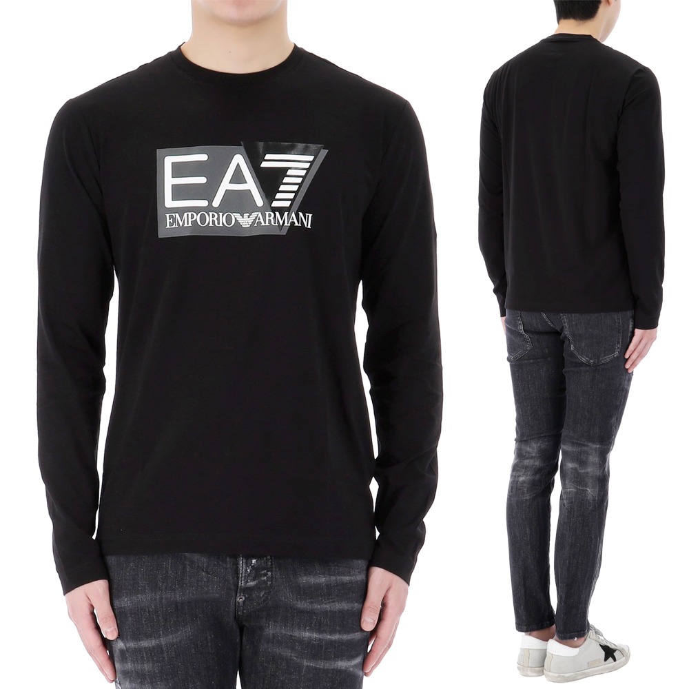 24SS 아르마니 EA7 긴소매 티셔츠 3DPT64 1200톰브라운,몽클레어